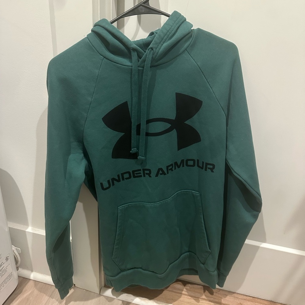 under armor hoodie green